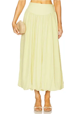 Nicholas Falda midi zaira bubble en color verde salvia talla 4 en - Sage. Talla 4 (también en 6).