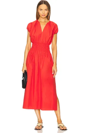 BROCHU WALKER Vestido mina en color rojo talla L en - Red. Talla L (también en M, S, XS).