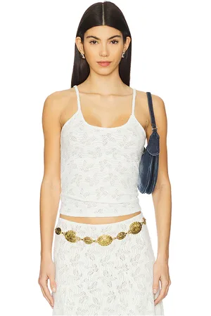 Lioness Tidal cami top en color blanco talla L en - White. Talla L (también en M, S, XL, XS).