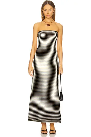 The Wolf Gang Maxi vestido punto sunmor en color negro talla L en - Black. Talla L (también en M, S, XL, XS).
