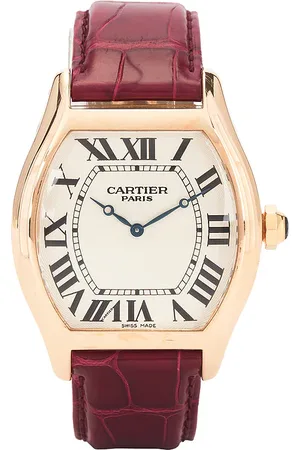 SIEDRES Reloj cartier en color wine,metallic gold talla all en - Wine,Metallic Gold. Talla all.