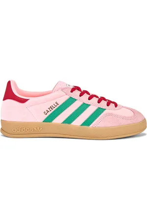 adidas Tenis indoor gazelle en color rosado talla 6.5 en Court Green Glow Pink & Gum 3 - Pink. Talla 6.5 (también en 7, 7