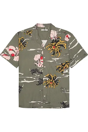 NEUW Camisa manga corta sativa en color talla L en - Army. Talla L (también en M, S).