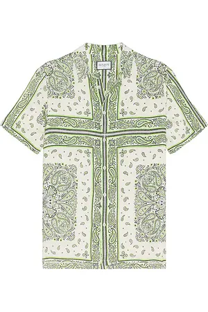 Runaway The Label Bandana shirt en color talla L en - Green. Talla L (también en M, S).