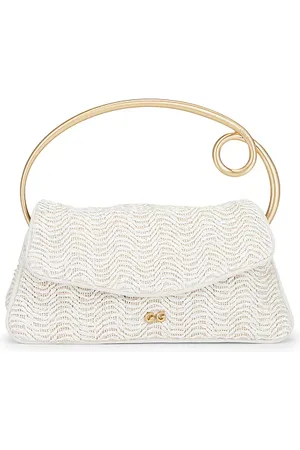 Cult Gaia Bolso con asa superior emily en color ivory talla all en - Ivory. Talla all.