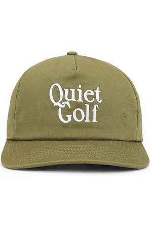 Quiet Golf Heritage 5 panel hat en color talla all en - Olive. Talla all.