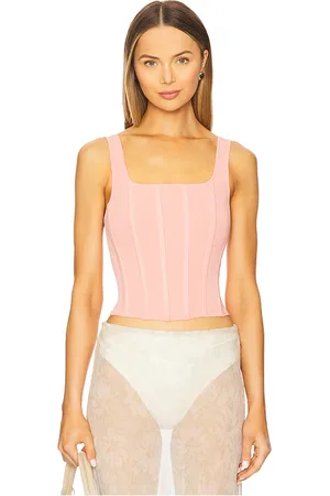 ALICE+OLIVIA Corsé tank ruby en color rose talla L en - Rose. Talla L (también en M, S, XS).