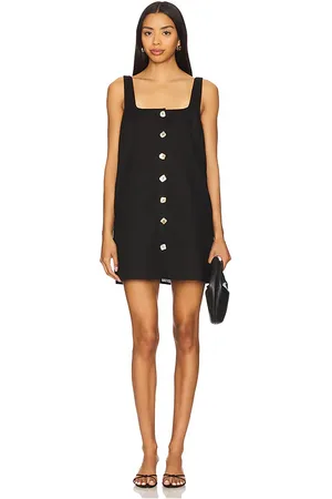 SNDYS Vestido shelley en color talla M en - Black. Talla M (también en S, XS, XXS).