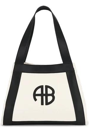 ANINE BING Bolso tote cara en color negro, blanco talla all en - Black,White. Talla all.