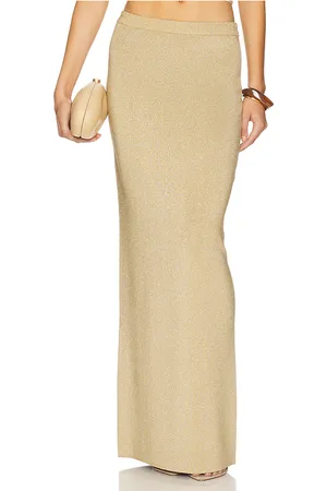 Lovers And Friends Falda carla en color oro metálico talla L en - Metallic Gold. Talla L (también en M, S, XL).