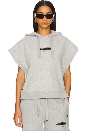 AllSaints Sudadera sorri en color gris talla S en - Grey. Talla S (también en XS).