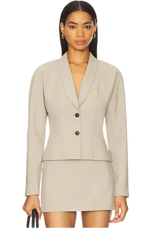 EAVES Liah blazer top en khaki en color taupe talla L en - Taupe. Talla L (también en M, S, XL, XS, XXS).