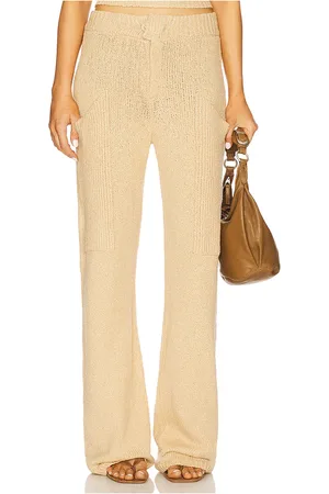 AYA MUSE Pantalones soleil en color beige talla L en - Beige. Talla L (también en M, S, XS).