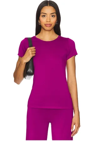 Michael Lauren Camiseta tucker en color purple,fuchsia talla M en - Purple,Fuchsia. Talla M (también en S, XS).