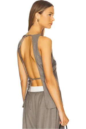 EAVES Myah top en color gris talla L en - Grey. Talla L (también en M, S, XL, XS, XXS).