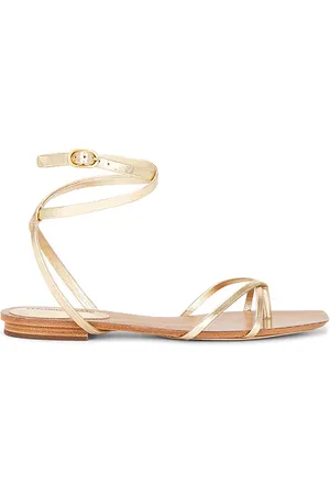 VERONICA BEARD Sandalia en oro allegra en color oro metálico talla 5.5 en - Metallic Gold. Talla 5.5 (también en 6, 6.5, 7, 7