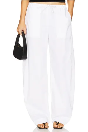 EAVES Pantalón lana en color talla L en - White. Talla L (también en M, S, XL, XS).