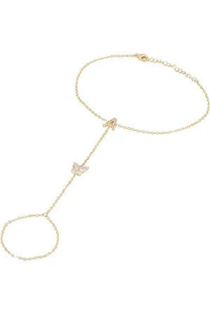 By Adina Eden Esclava pave en color oro metálico talla A en - Metallic Gold. Talla A (también en C, J, K, M, S).