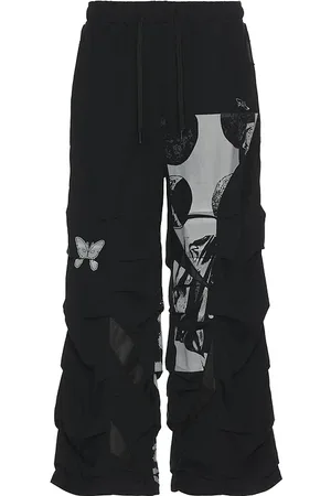 P.A.M. PERKS AND MINI Pantalones equinox flower en color talla M en - Black. Talla M (también en S, XL/1X).