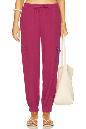 Bobi Pantalón jogger en color vino talla L en - Wine. Talla L (también en M, S, XL, XS).