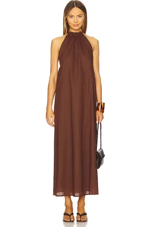 SNDYS Vestido alysse en color cognac talla L en - Cognac. Talla L (también en M, S).