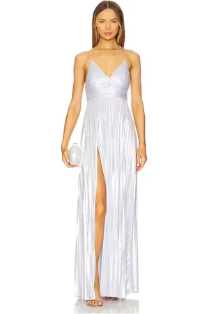 Retrofete Vestido carolina en color plateado metálico talla L en - Metallic Silver. Talla L (también en M, S, XS, XXL, XXS).