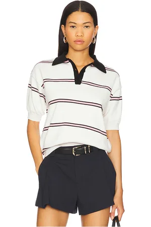 ALL THE WAYS Francesca polo top en color ivory talla L en - Ivory. Talla L (también en M, S, XS).