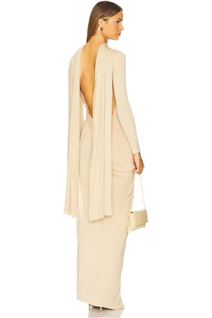 AYA MUSE Vestido vire en color crema talla M en - Cream. Talla M (también en S, XS).