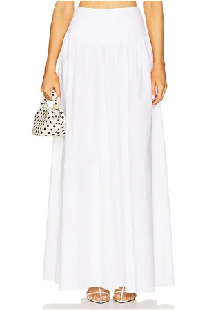Susana Monaco Falda maxi skirt en color blanco talla M en - White. Talla M (también en S).