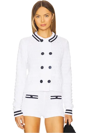 525 America Cárdigan leena en color blanco talla L en - White. Talla L (también en M, XL).
