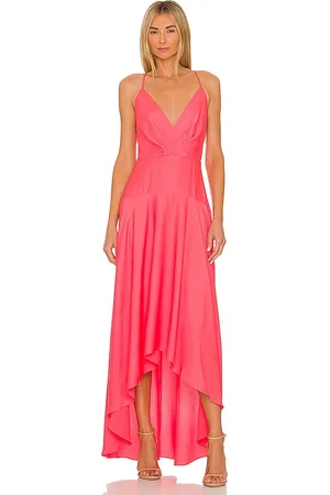 BCBG Max Azria Vestido noche crossback en color coral talla 4 en - Coral. Talla 4 (también en 8).