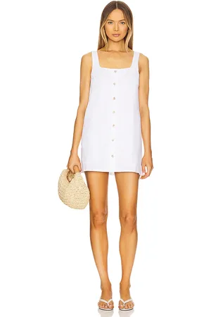 SNDYS Vestido shelley en color talla L en - White. Talla L (también en M, S, XS, XXS).