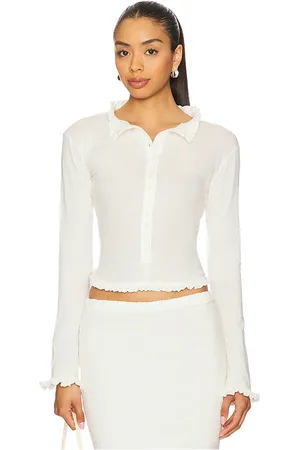 The Line By K Dolino top en color blanco talla M en - White. Talla M (también en S, XS).