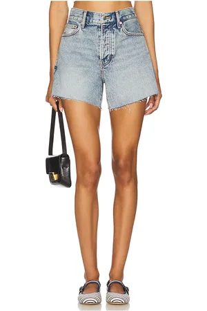 VERONICA BEARD Short de tiro medio ellis en color azul talla 24 en - Blue. Talla 24 (también en 25, 26, 27).