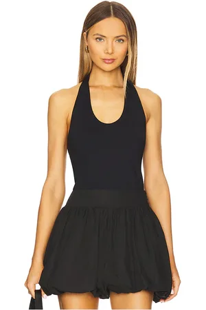Susana Monaco Top halter urban en color talla L en - Black. Talla L (también en M, XS).