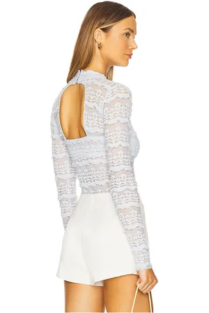 Free People Body angelina en color bebe azul talla L en - Baby Blue. Talla L (también en M, S, XL, XS).