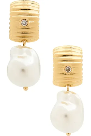 Ettika Pendientes largos en color ivory talla all en - Ivory. Talla all.