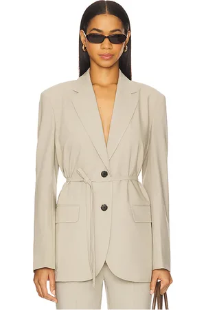 EAVES Siya belted blazer en color beige talla L en - Beige. Talla L (también en M, S, XL, XS, XXS).