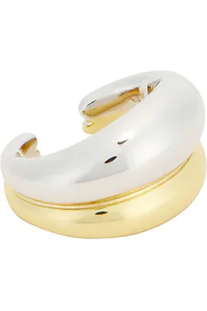 Jennifer Fisher Pendiente chavez en color metallic gold,metallic silver talla all en - Metallic Gold,Metallic Silver. Talla