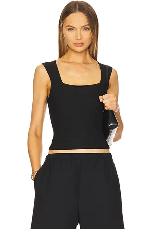 DL1961 Square neck instasculpt™ top en color talla L en - Black. Talla L (también en M, S, XS).