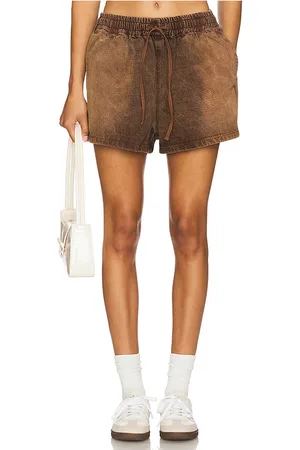 ONE TEASPOON Denim boxer short en color marrón talla L en - Brown. Talla L (también en M, S, XL, XS, XXS).