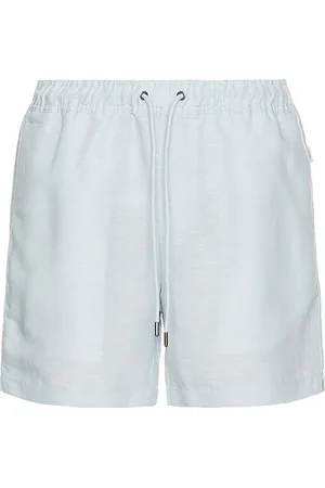 ONIA Air linen pull-on shorts 6 en color bebe azul talla L en - Baby Blue. Talla L (también en M, S, XL/1X).