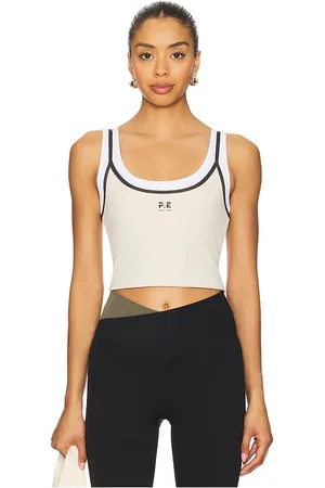 P.E Nation Top sin mangas forward en color crema talla L en - Cream. Talla L (también en M, XL, XS, XXL, XXS).