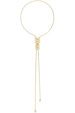 Ettika Collar lariat metal vortex en color oro metálico talla all en - Metallic Gold. Talla all.