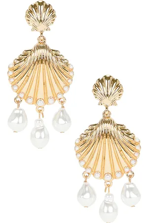 8 Other Reasons Pendientes en color oro metálico talla all en - Metallic Gold. Talla all.