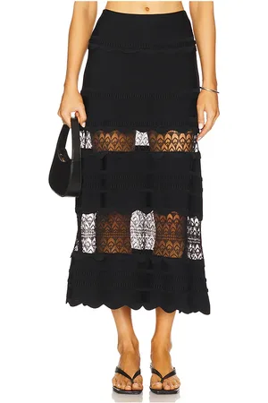 ALEXIS Falda jeannie en color talla M en - Black. Talla M (también en S).
