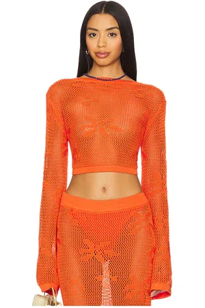SNDYS Terra reversible top en color naranja talla L en - Orange. Talla L (también en XL, XXL).