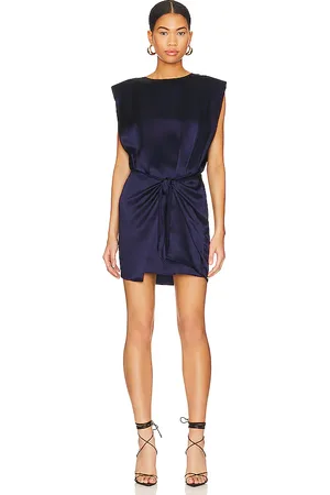 Amanda Uprichard Minivestido copeland en color azul marino talla S en - Navy. Talla S (también en XS).