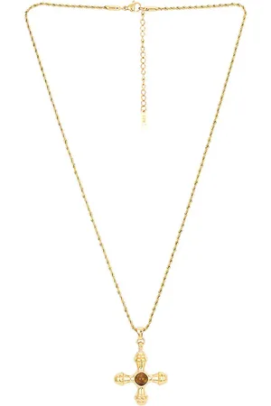 8 Other Reasons Collar cross en color oro metálico talla all en - Metallic Gold. Talla all.