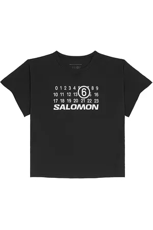 Maison Margiela Camiseta salmon logo en color negro talla L en - Black. Talla L (también en M, S).